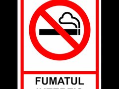 Indicator de securitate fumatul interzis